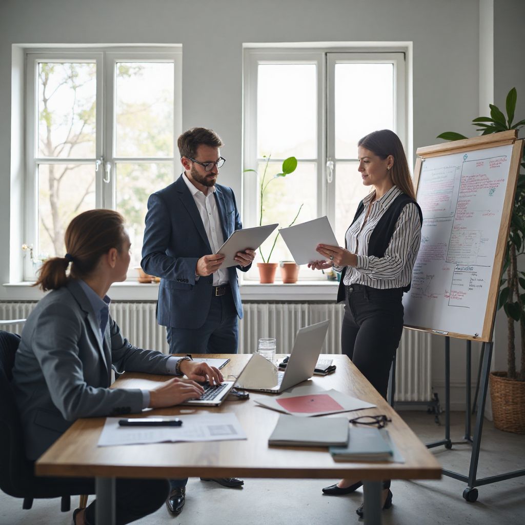 Echipa TimePro la lucru