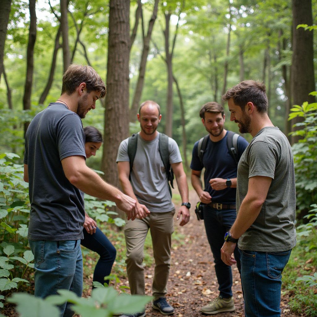 Echipa la team building